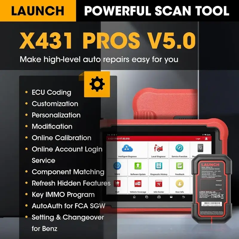 LAUNCH X431 PRO V5 – Image 2