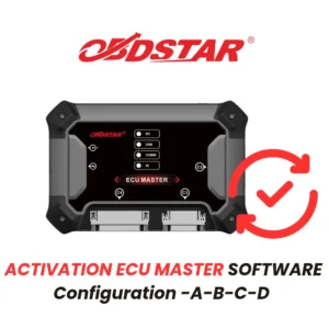 Activation Logiciel OBDSTAR ECU Master