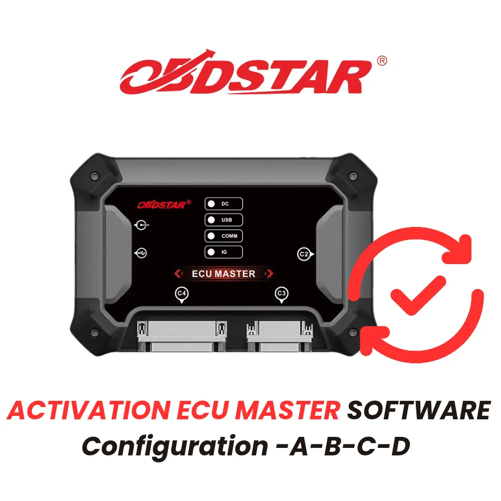Activation Logiciel OBDSTAR ECU Master